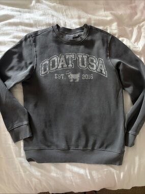 GOAT USA Crewneck Sweatshirt in Charcoal